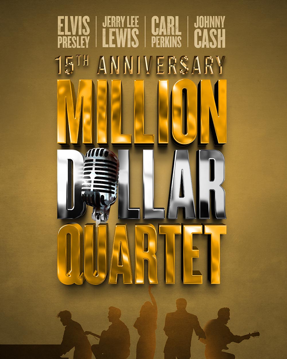 Million Dollar Quartet 15th Anniversary Tour show artwork