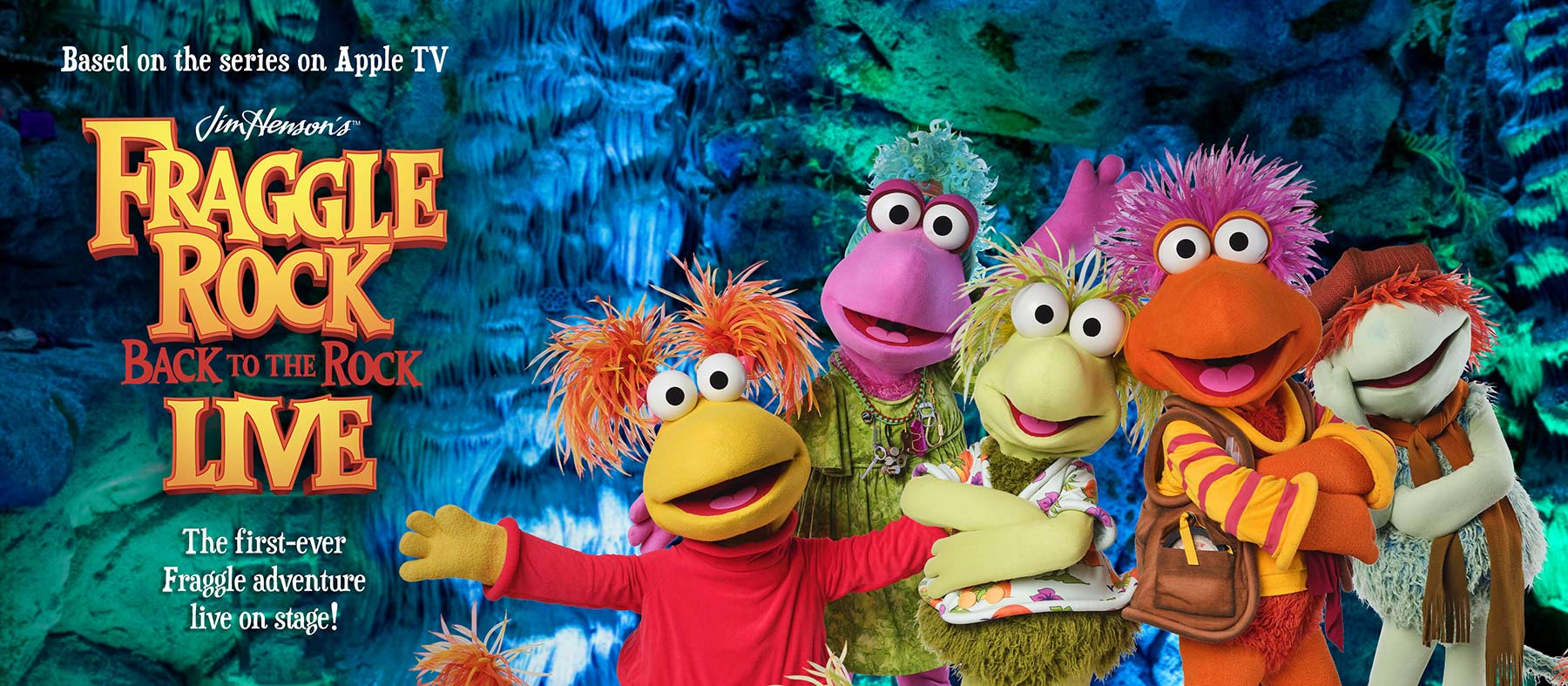 Fraggle Rock: Back to the Rock Live logo banner