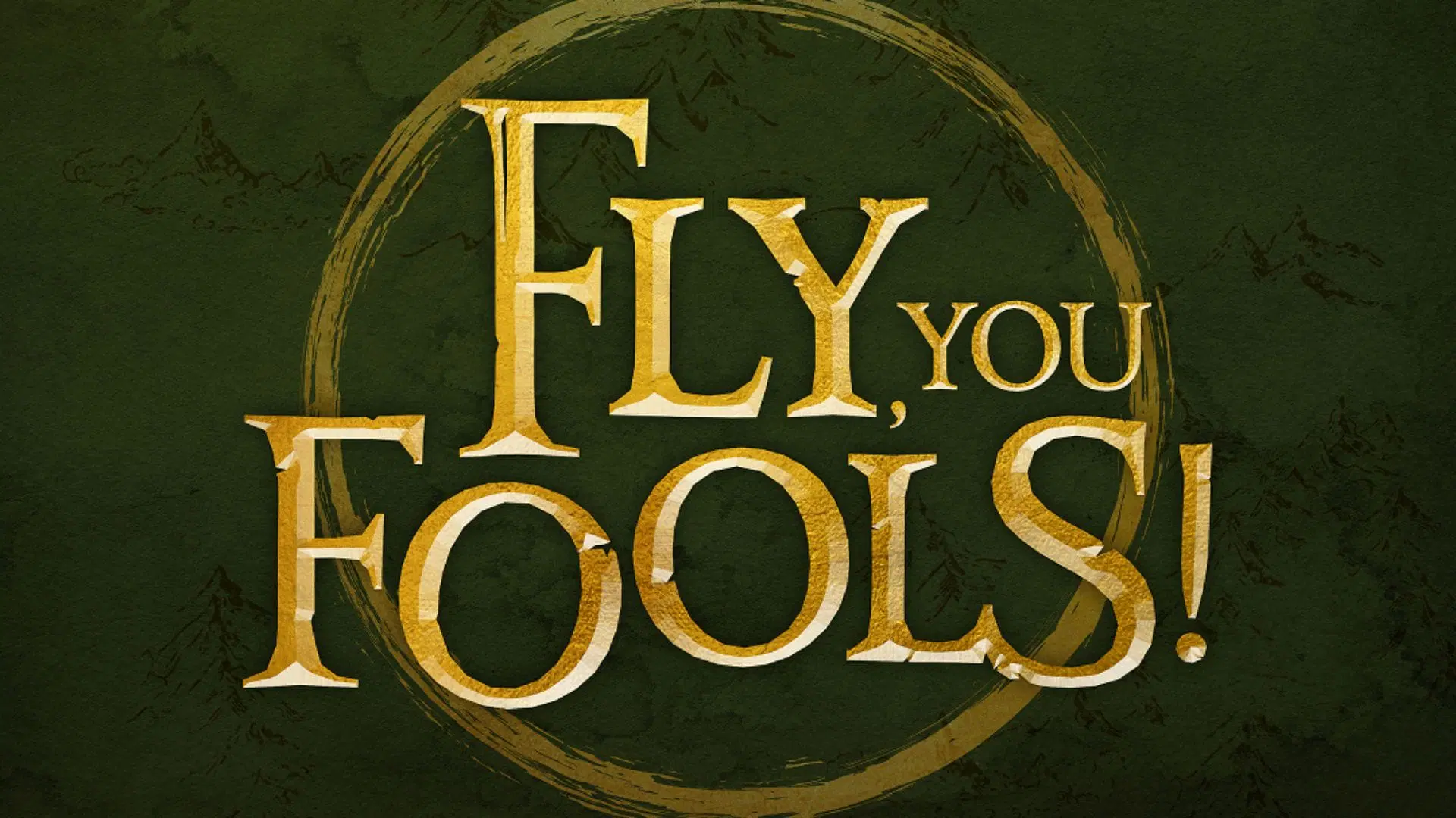 Fly You Fools! Logo banner